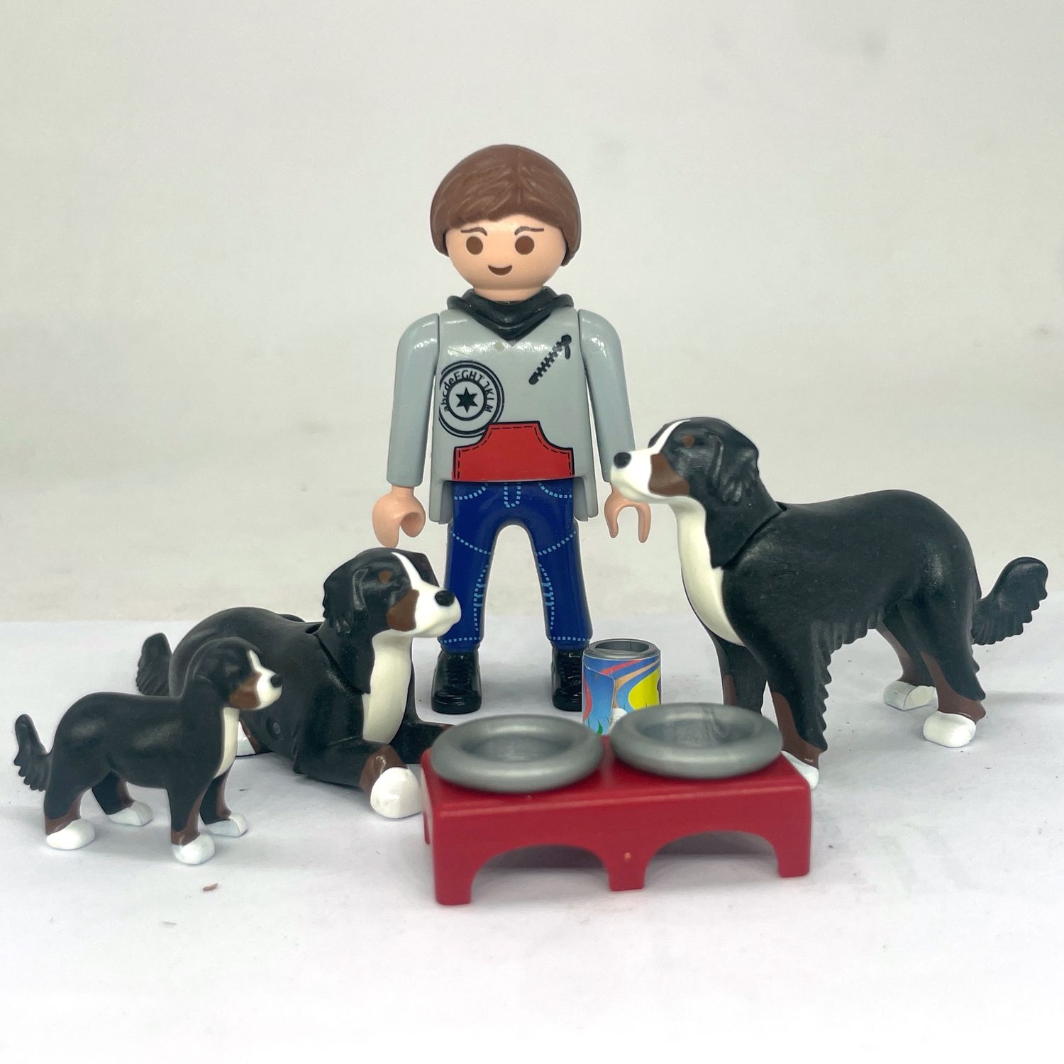 playmobil promeneur de chiens