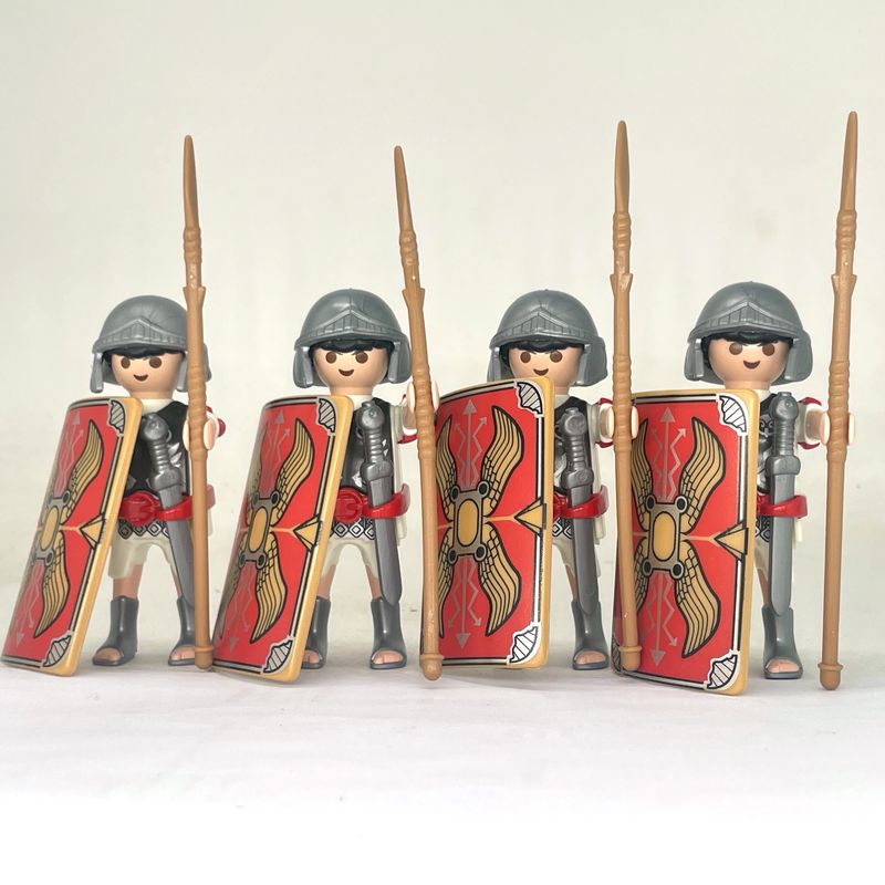 playmobil 4 légionnaires romains ailes d'acier playmobil 4 légionnaires romains ailes d'acier