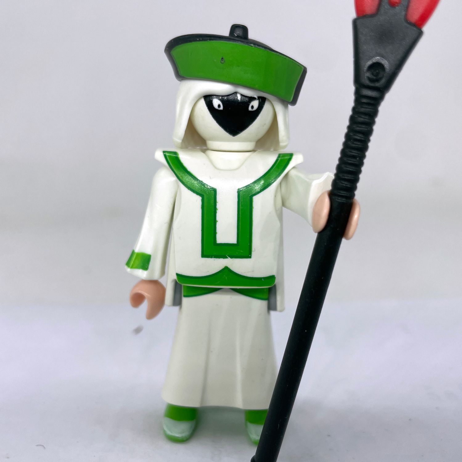 playmobil guerrier asiatique en blanc