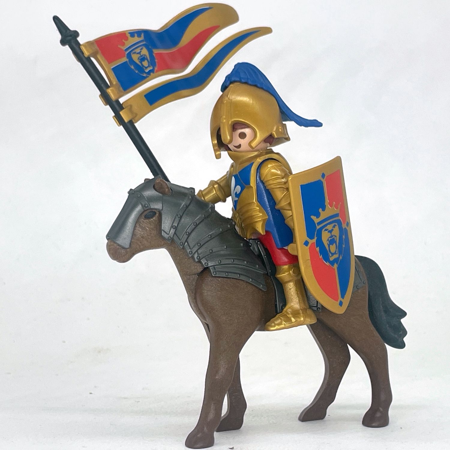 playmobil chevalier lion or à cheval playmobil chevalier lion or à cheval