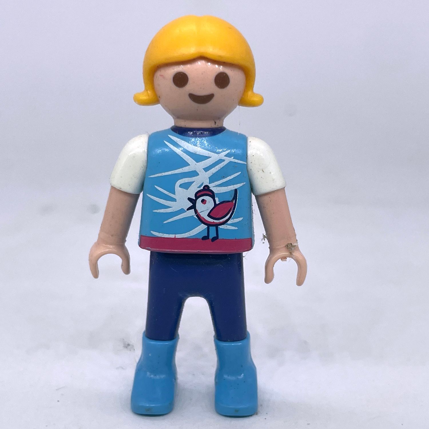 playmobil enfant fillette oiseau