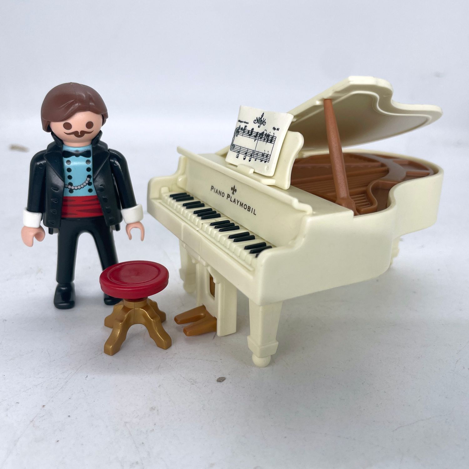 playmobil pianiste 1900 et piano
