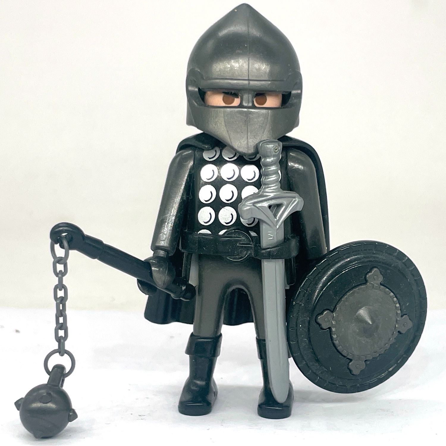 playmobil chevalier noir masse d'arme playmobil chevalier noir masse d'arme