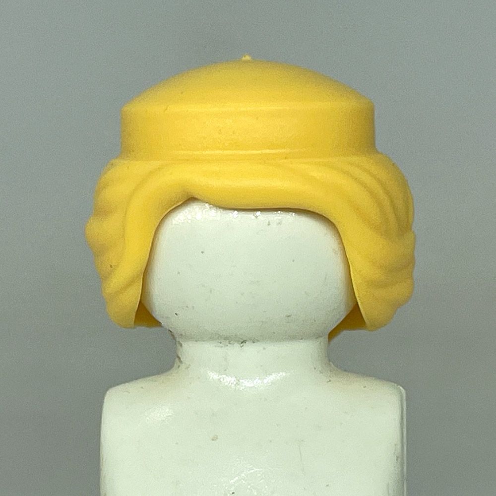 Playmobil cheveux ondulé blond clair