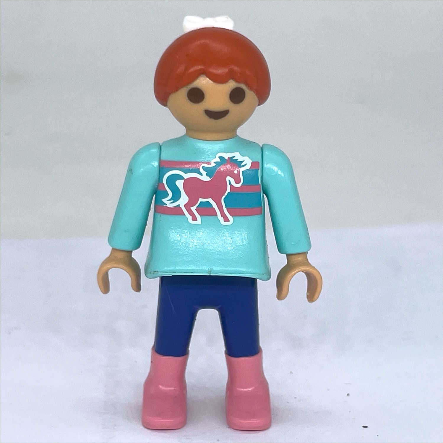 playmobil enfant fillette poney turquoise playmobil enfant fillette poney turquoise