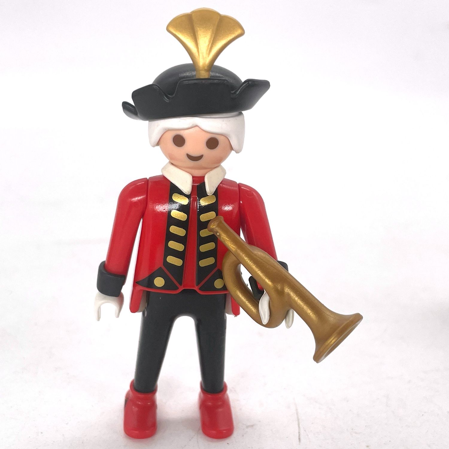playmobil valet rouge et trompette