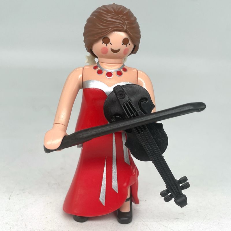 playmobil violoniste bleu concert S5 playmobil violoniste bleu concert S5