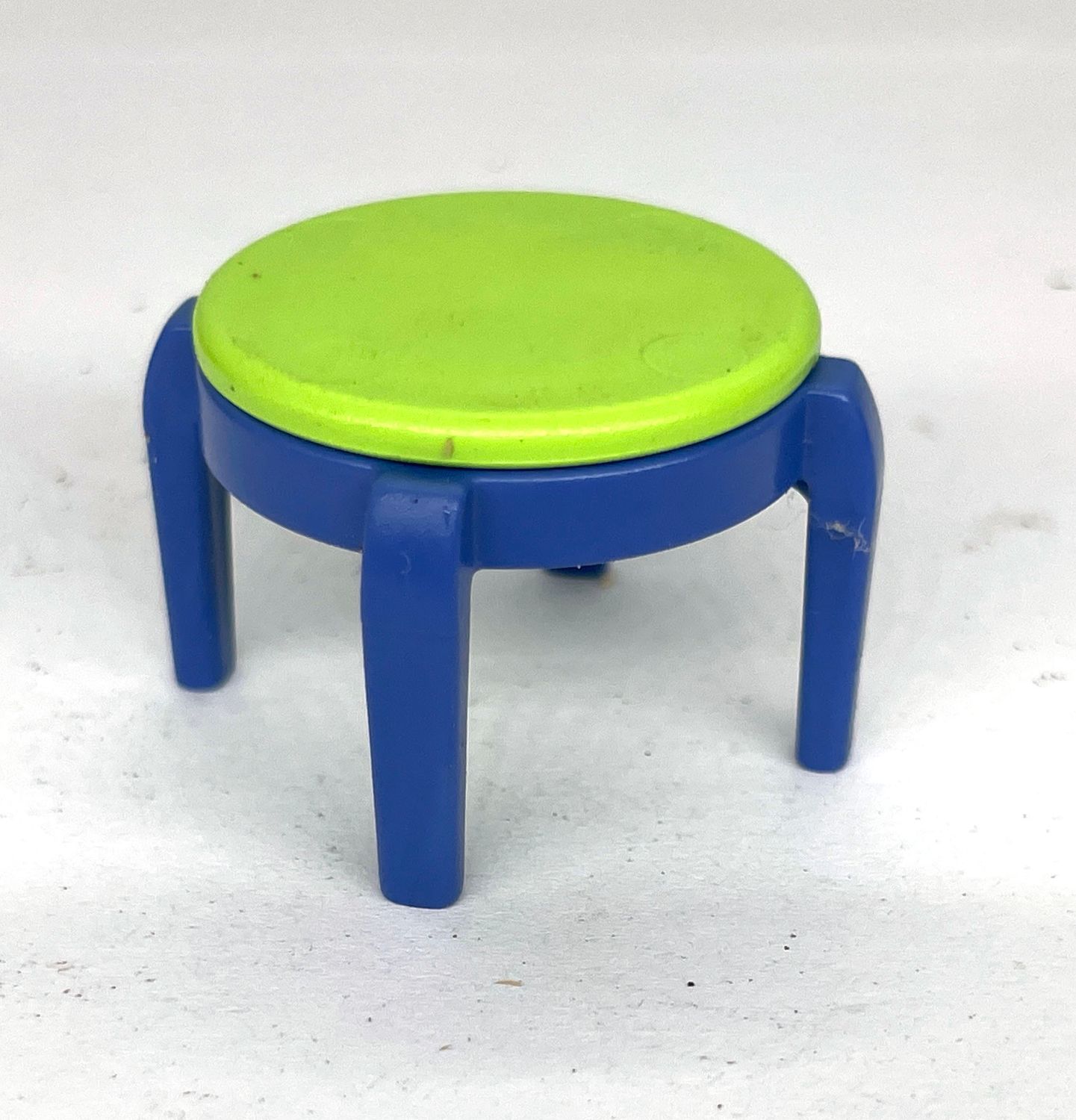 Playmobil tabouret moderne vert bleu Playmobil tabouret moderne vert bleu