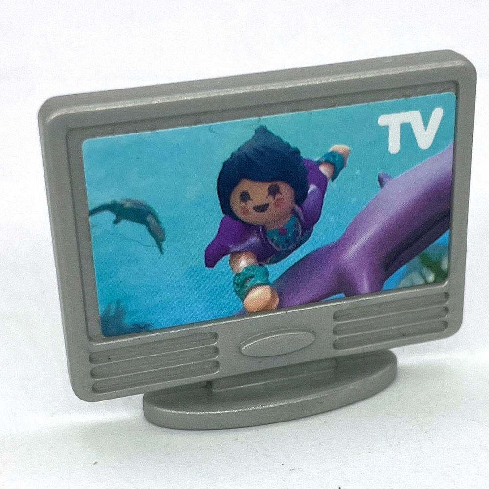 Playmobil tv écran plat nageuse