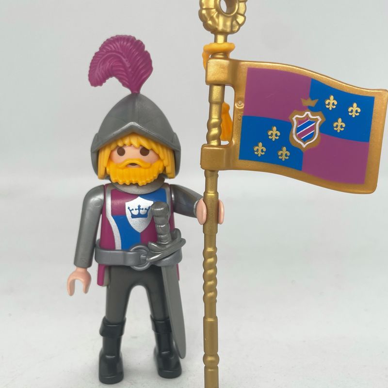 playmobil valet argenté mauve playmobil valet argenté mauve