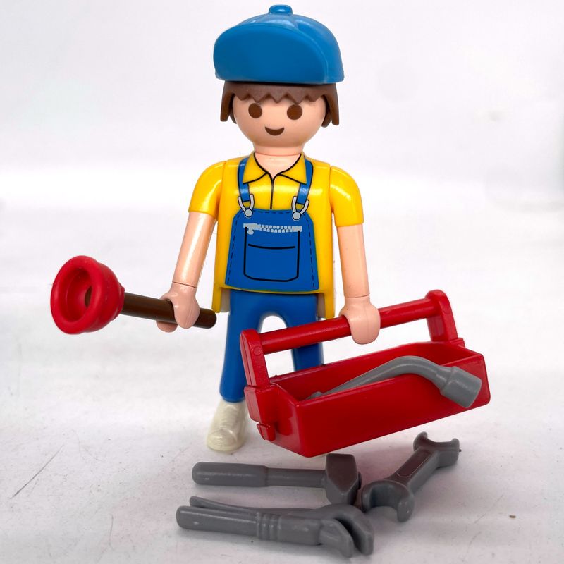 playmobil ouvrier bricoleur plombier playmobil ouvrier bricoleur plombier
