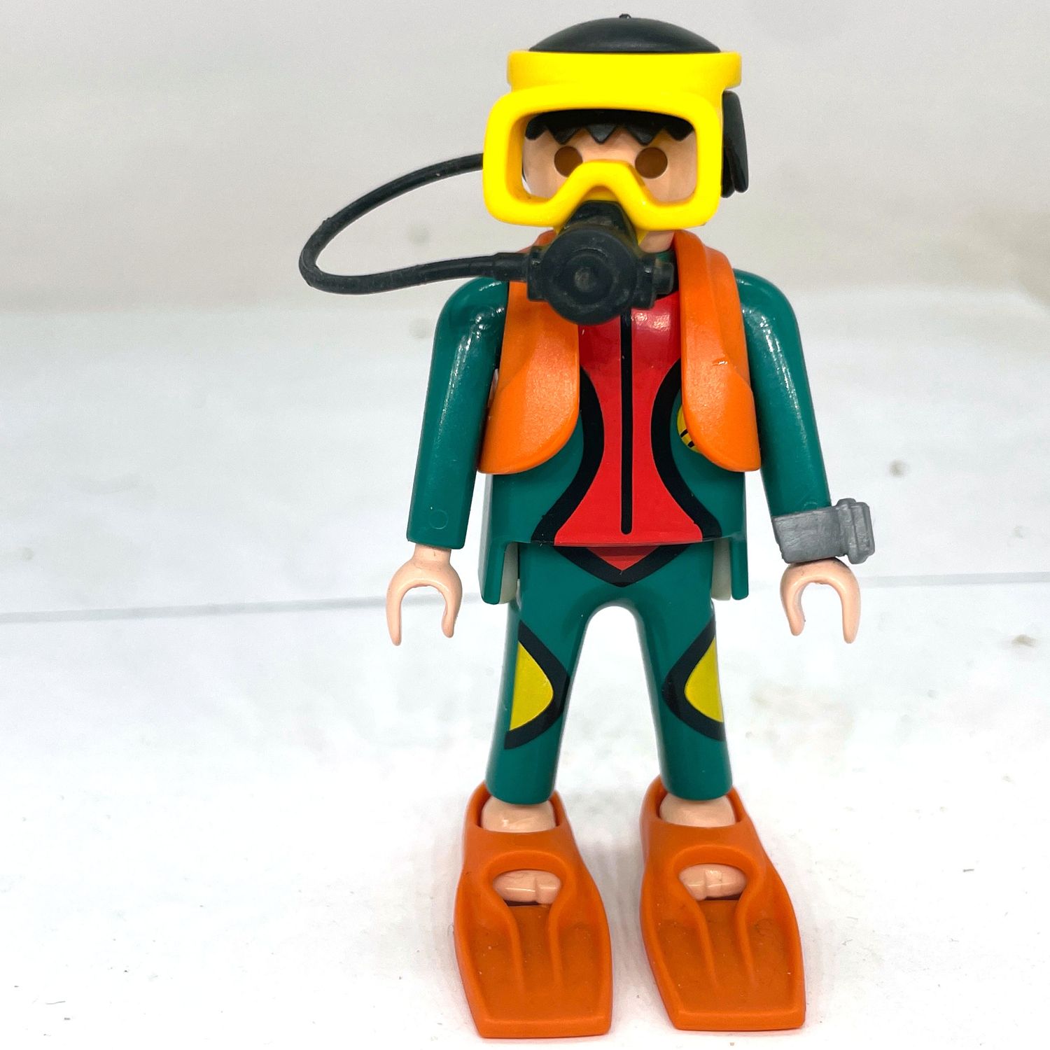 playmobil plongeur combi verte