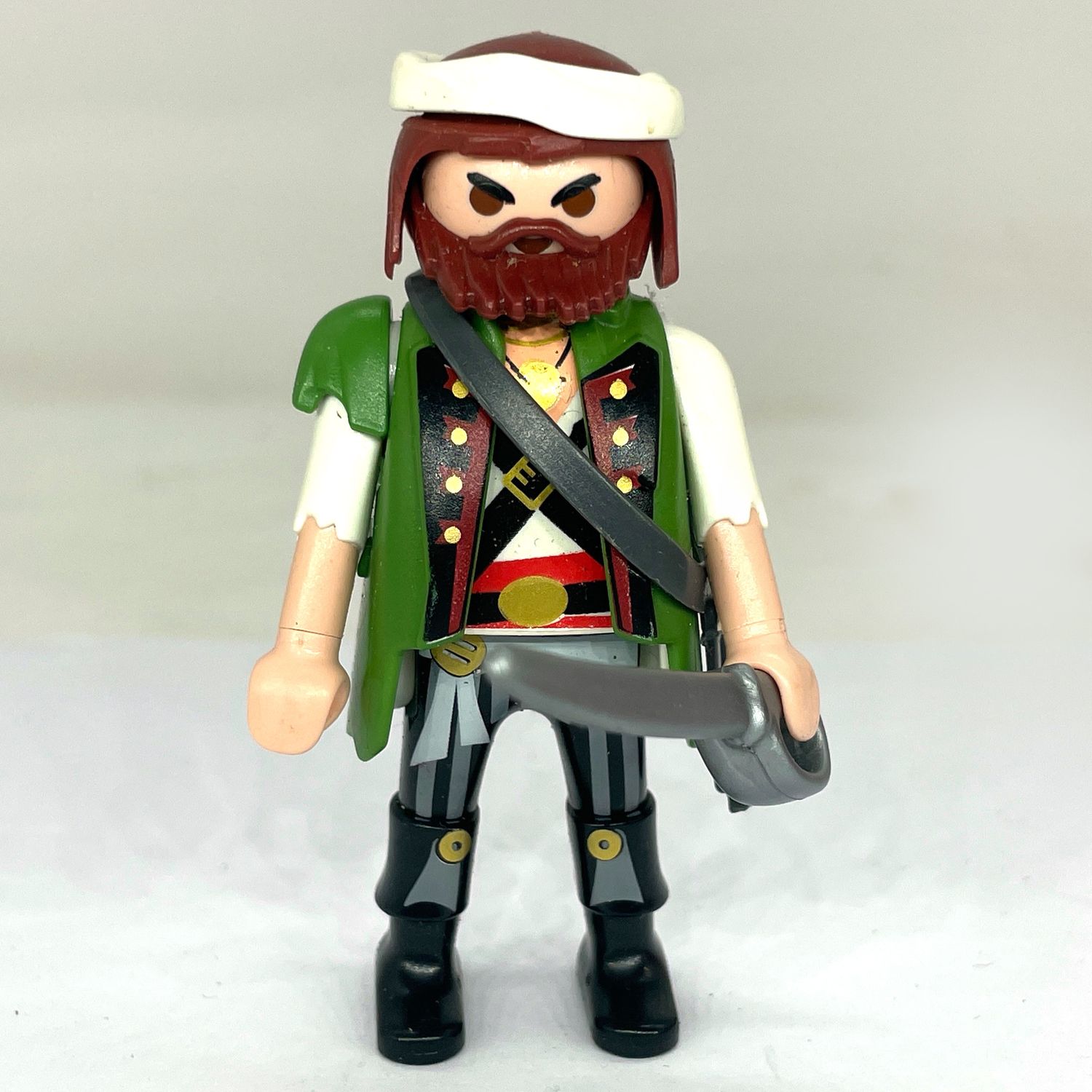 Playmobil pirate veste verte