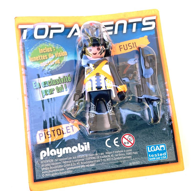 playmobil blister top agent playmobil blister top agent