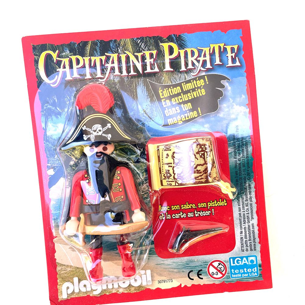 playmobil blister capitaine pirate rouge playmobil blister capitaine pirate rouge