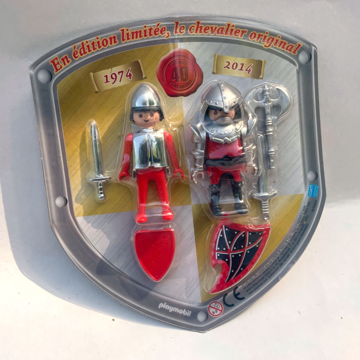 Playmobil blister duo chevalier anniversaire