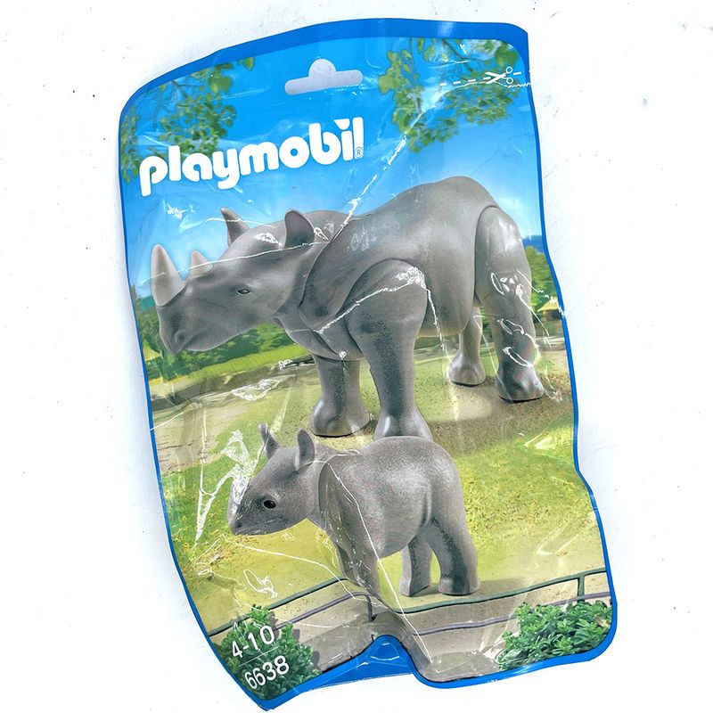 playmobil 6638 famille de rhinoceros playmobil 6638 famille de rhinoceros