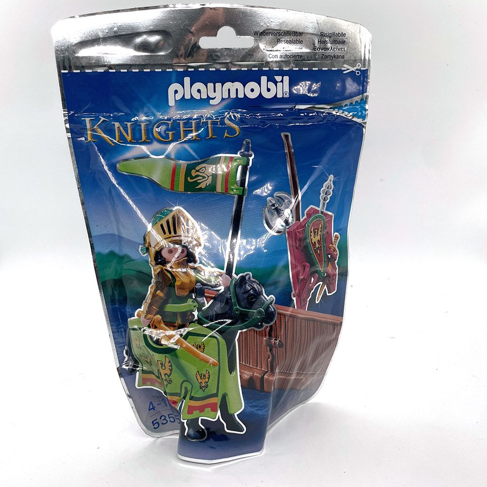 playmobil 5355 chevalier vert