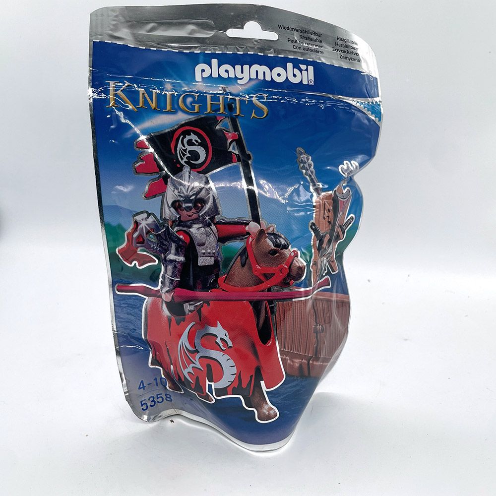 •playmobil 5358 chevalier rouge 2 •playmobil 5358 chevalier rouge 2