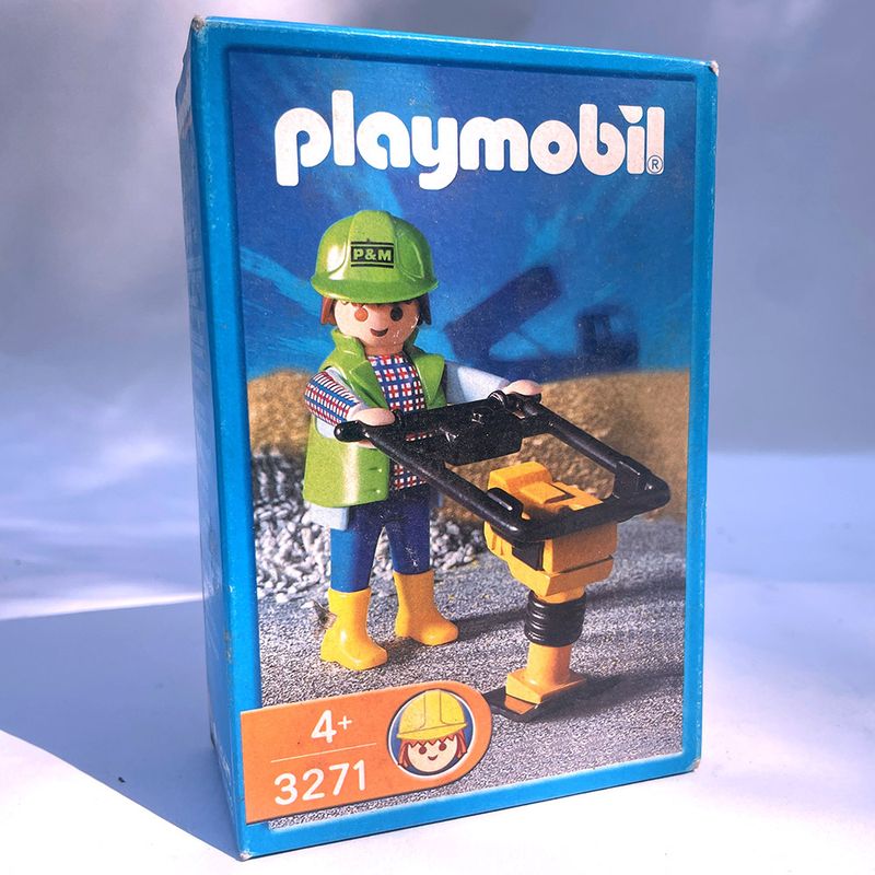 playmobil 3271 ouvrier et dameuse playmobil 3271 ouvrier et dameuse