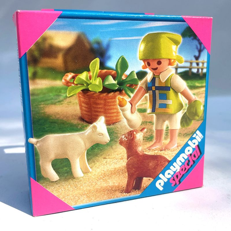 playmobil 4674 enfant et chevreaux