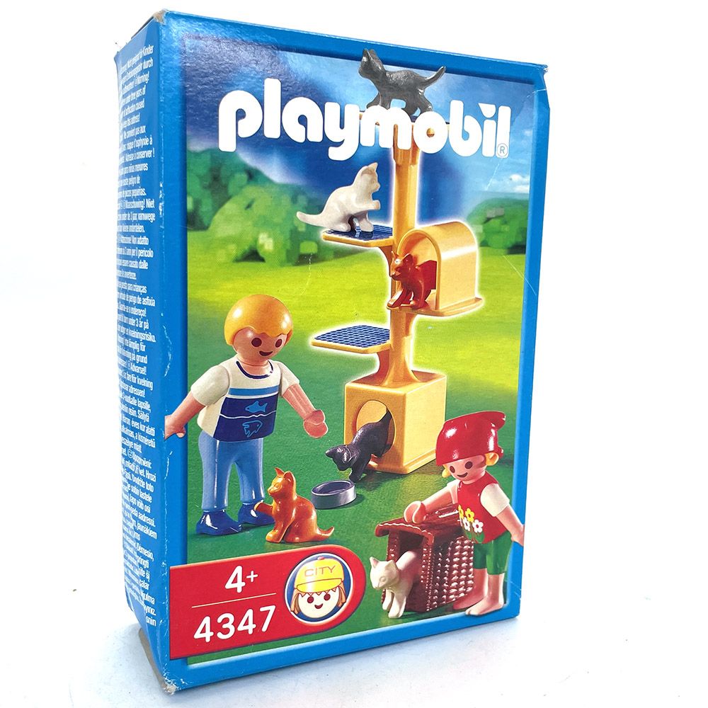 playmobil 4347 enfants et arbres à chat playmobil 4347 enfants et arbres à chat