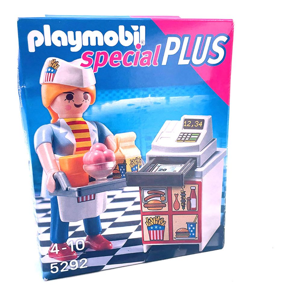 playmobil 5292 vendeuse fast food
