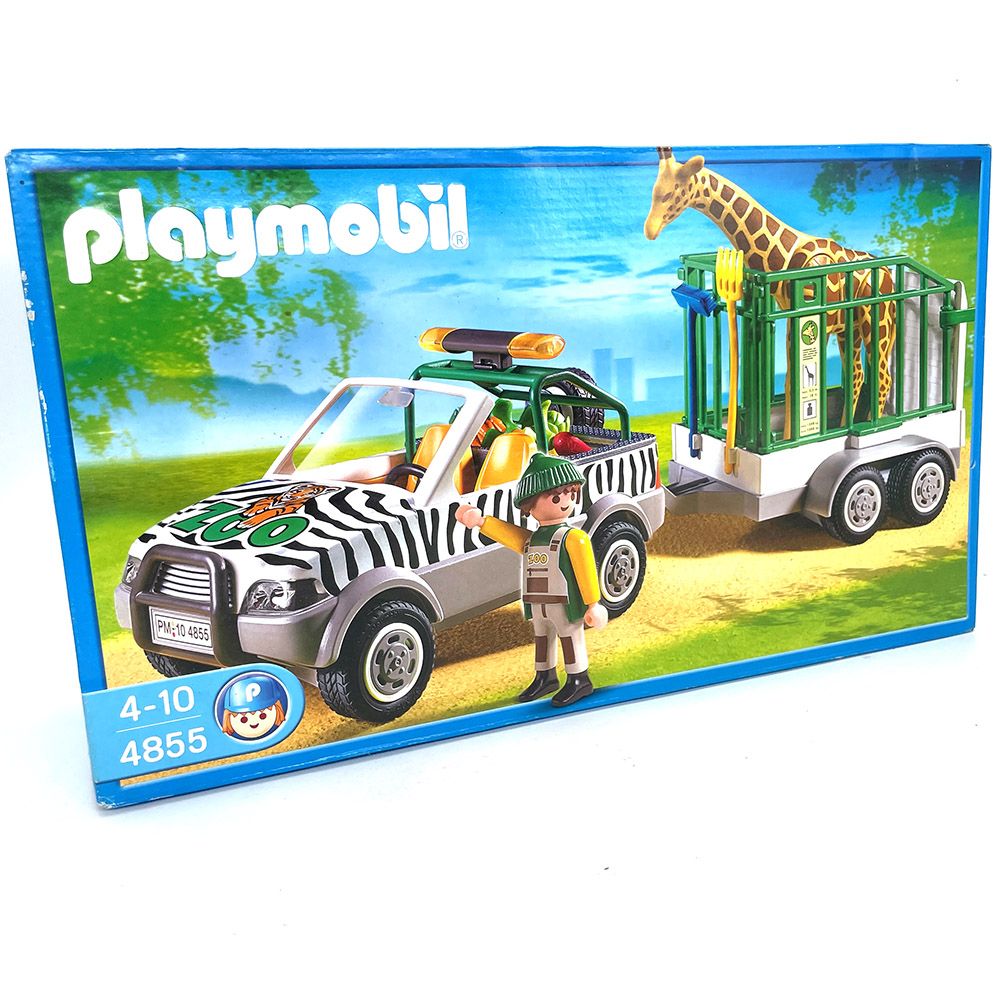 playmobil 4855 jeep zoo avec girafe playmobil 4855 jeep zoo avec girafe