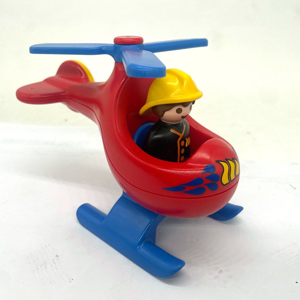 playmobil 1-2-3 hélico pompier playmobil 1-2-3 hélico pompier