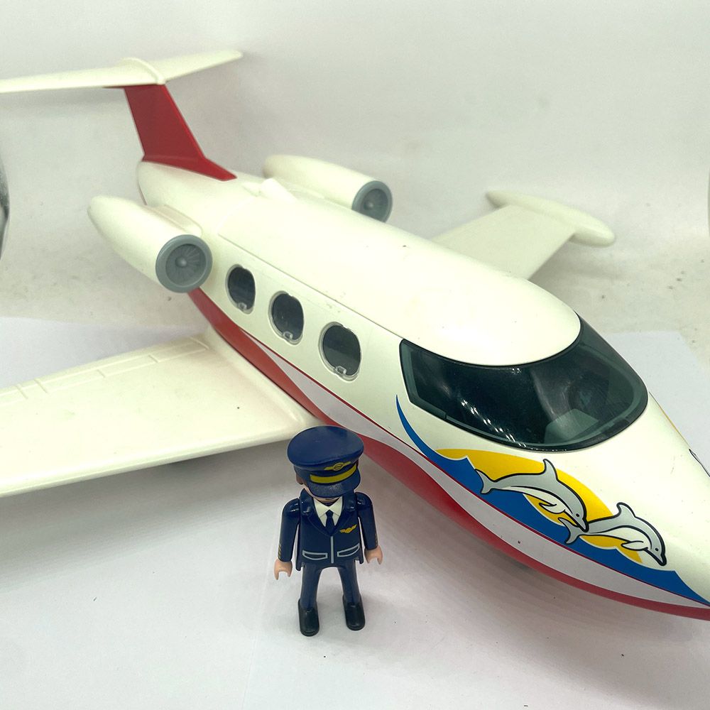 playmobil avion jet privé