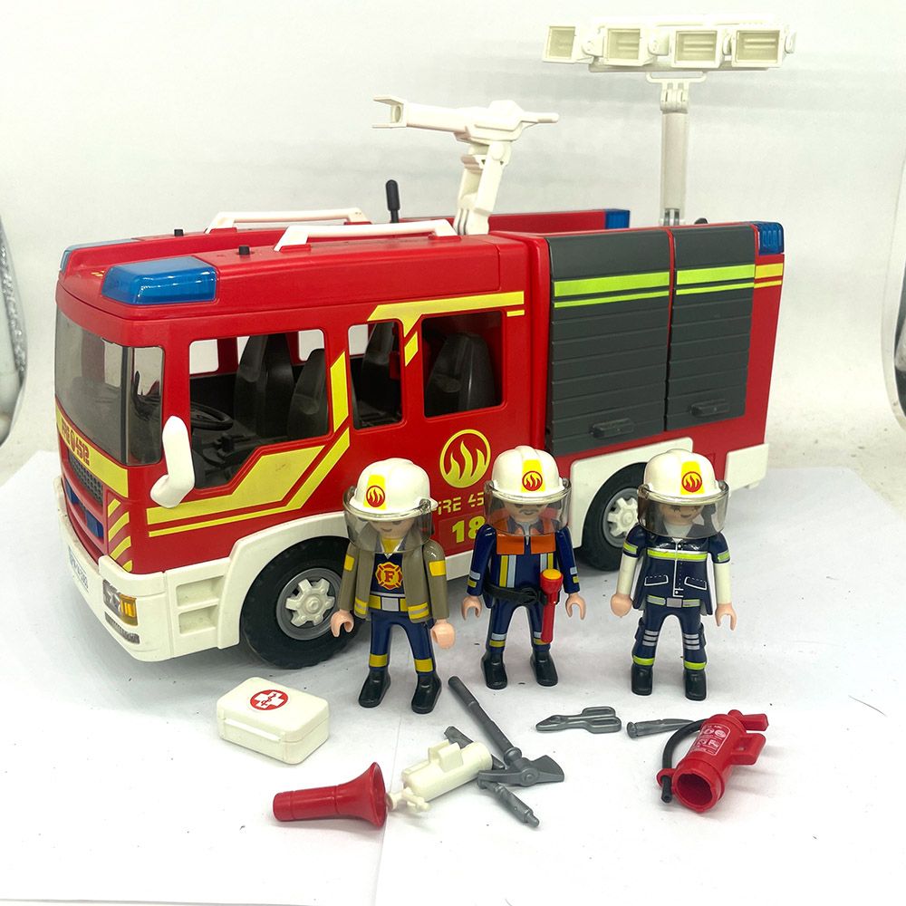 playmobil camion de pompier fourgon playmobil camion de pompier fourgon