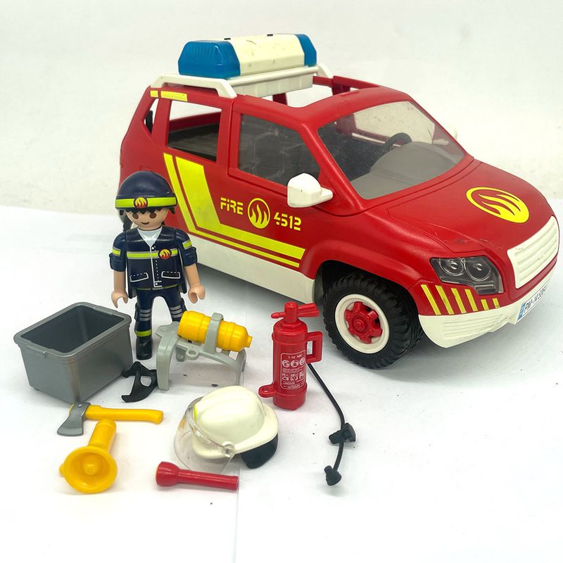 playmobil voiture chef des pompiers playmobil voiture chef des pompiers