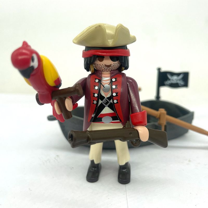 playmobil pirate perroquet et barque playmobil pirate perroquet et barque