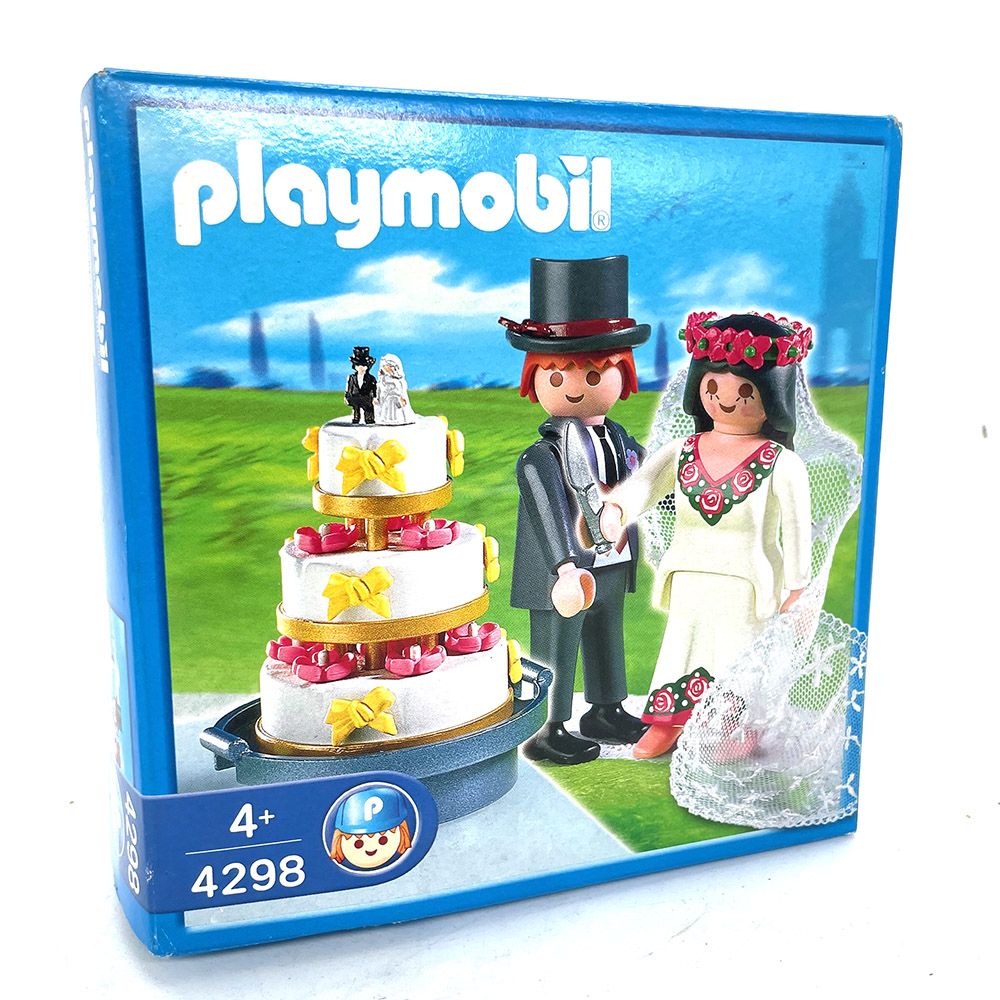 playmobil 4298 mariés et gâteau de mariage playmobil 4298 mariés et gâteau de mariage