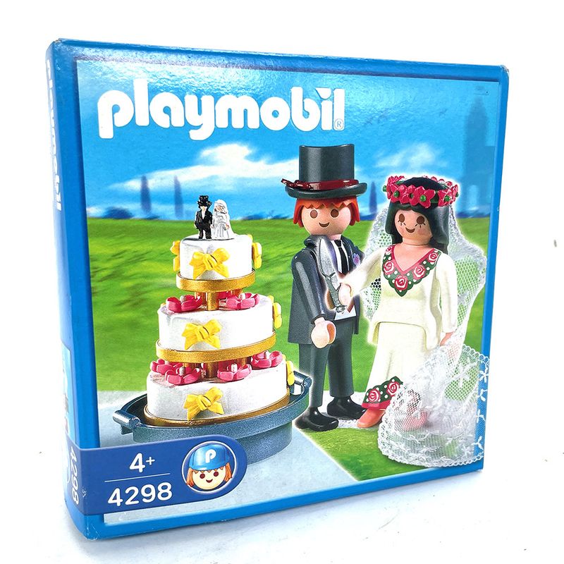 playmobil 4298 mariés et gâteau de mariage playmobil 4298 mariés et gâteau de mariage