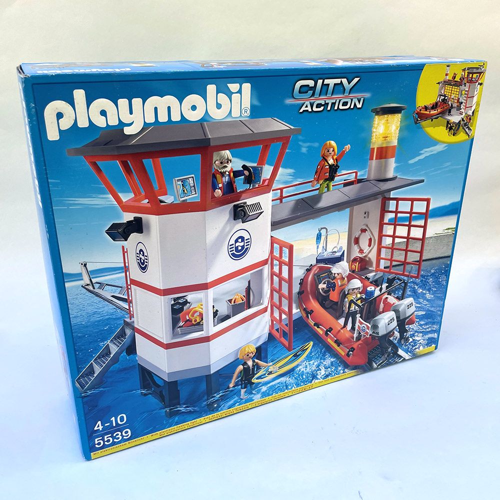 playmobil 5539 centre de secours maritime
