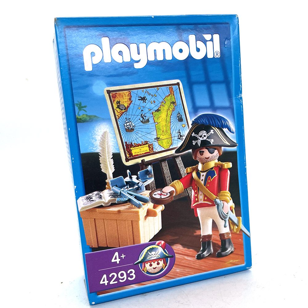 playmobil 4293 amiral pirate et carte playmobil 4293 amiral pirate et carte