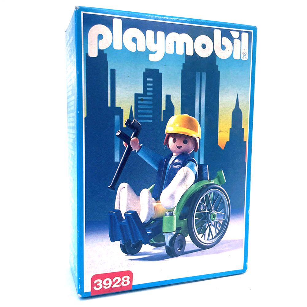 playmobil 3928 homme fauteuil roulant playmobil 3928 homme fauteuil roulant