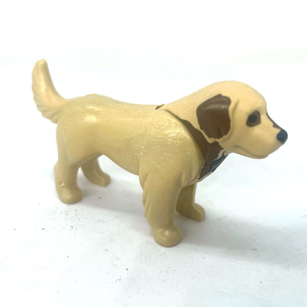 playmobil chien saint bernard beige
