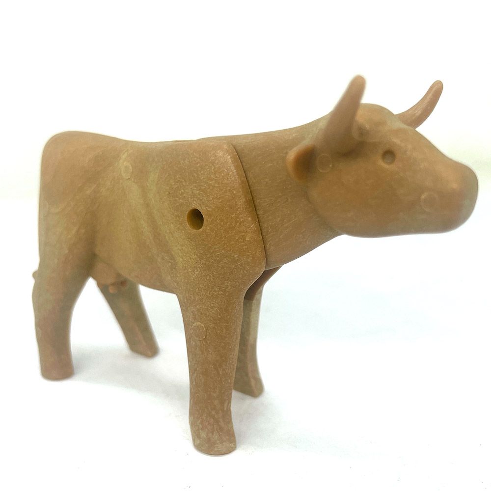 playmobil vache vintage beige