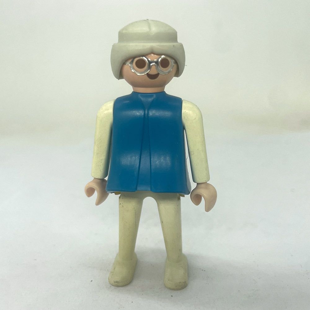 playmobil femme vintage bleu et blanc playmobil femme vintage bleu et blanc