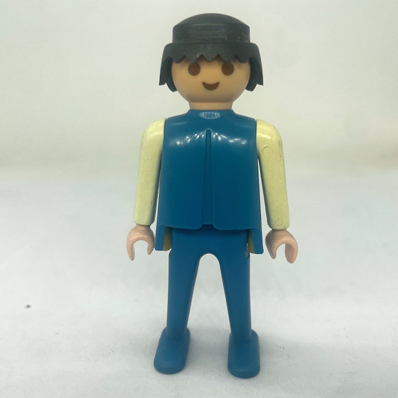 playmobil homme vintage bleu bras blanc playmobil homme vintage bleu bras blanc