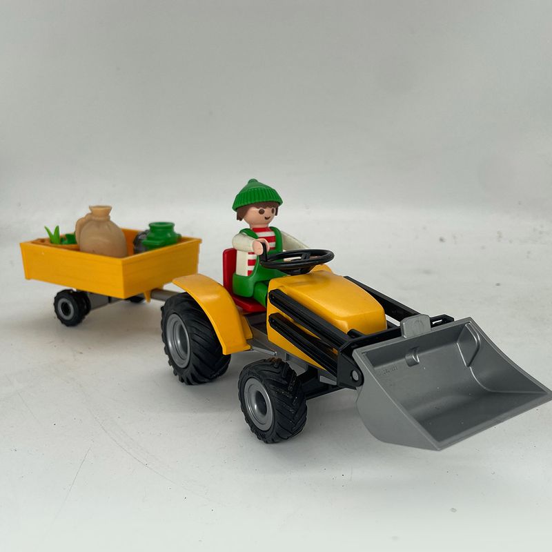 playmobil petit tracteur jaune playmobil petit tracteur jaune