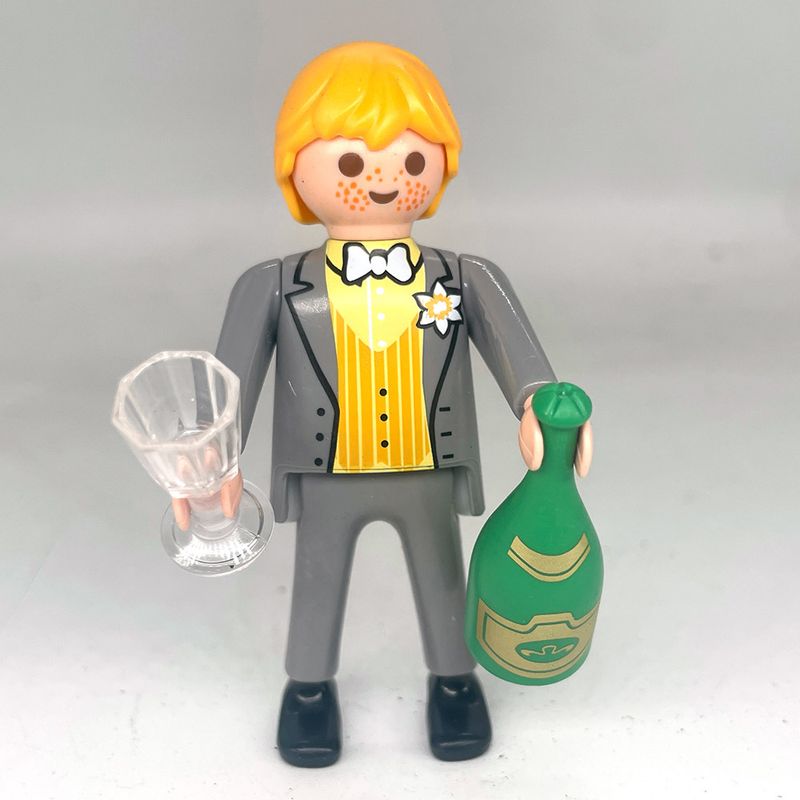 playmobil marié en costume gris playmobil marié en costume gris