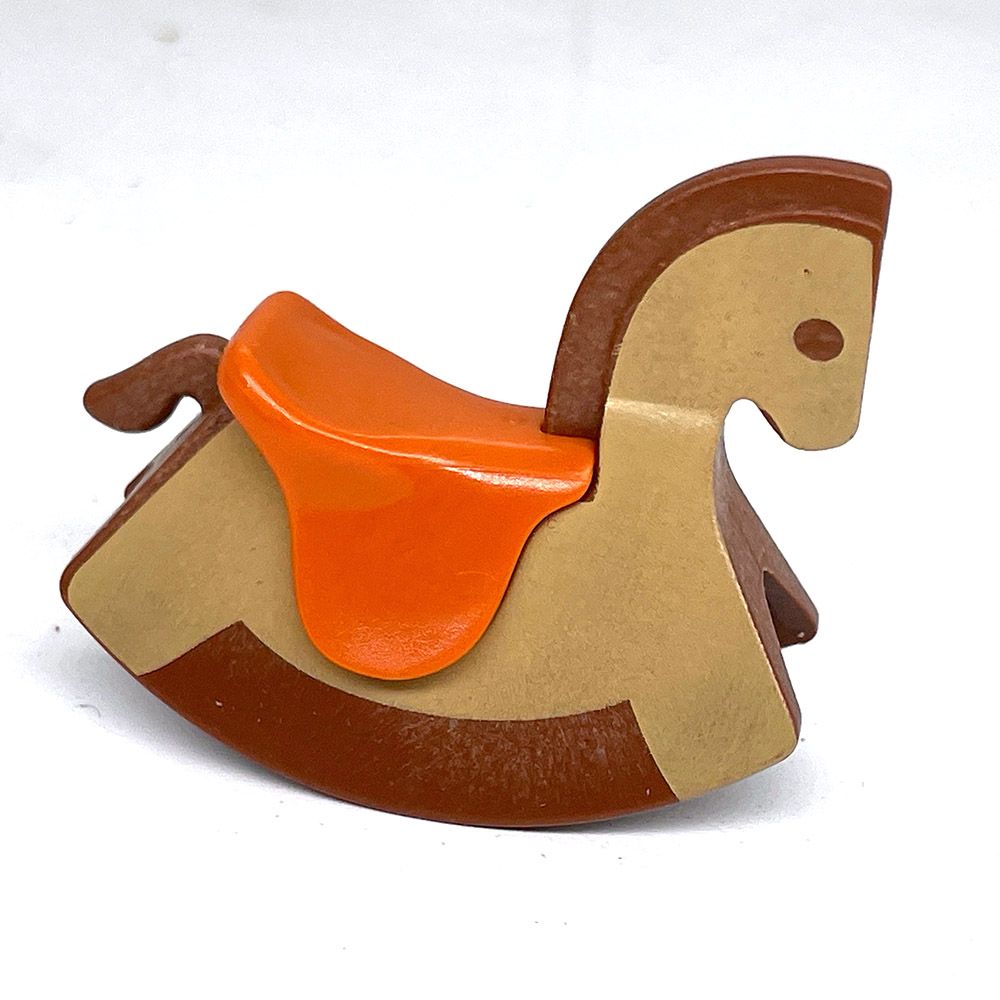 playmobil jouet cheval à bascule marron playmobil jouet cheval à bascule marron