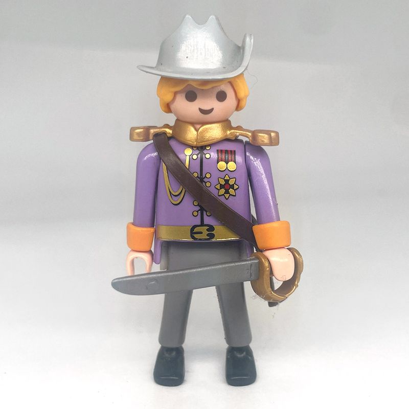 playmobil officier sudiste mauve