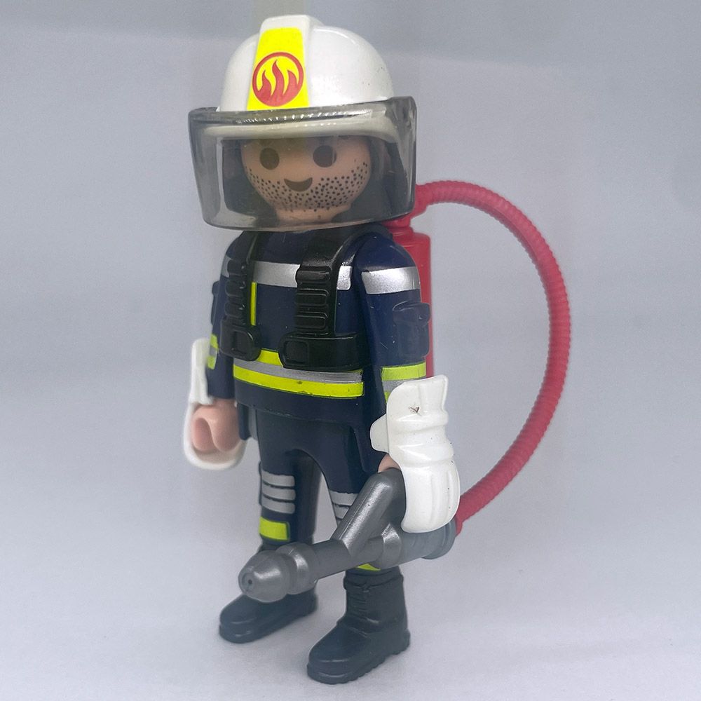 playmobil pompier bouteille d'extincteur