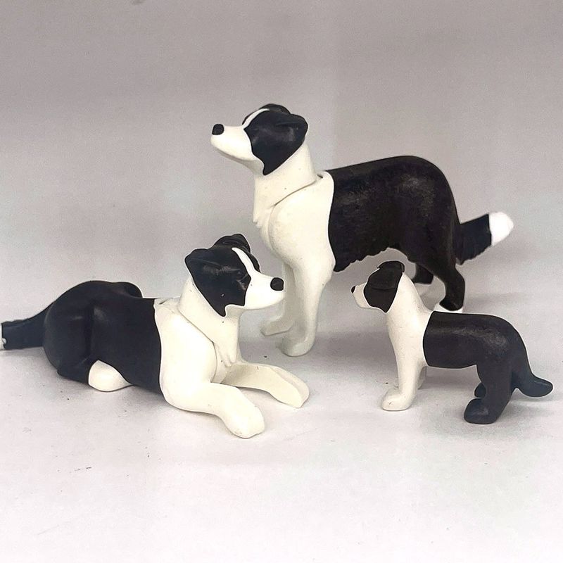playmobil chien famille border collier playmobil chien famille border collier