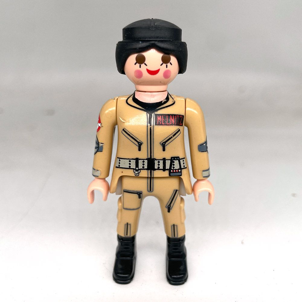 playmobil femme ghostbuster beige