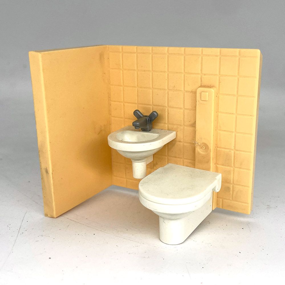 playmobil wc lavabo d'angle